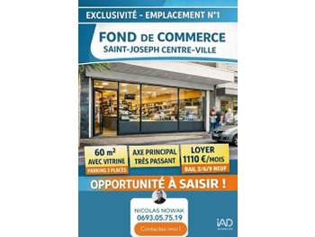 Vente commerce empl N°1 à Saint-Joseph