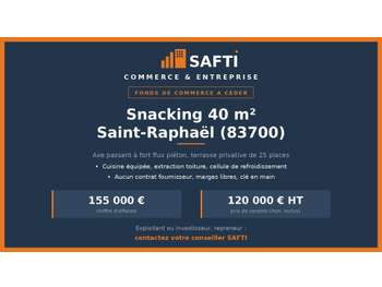 Snacking  Flux piéton constant & Terrasse 25 pl.
