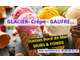 Glacier – Crêpes – Gaufres – Vente à emporter Une