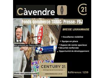Vente tabac-presse-jeux-cadeaux Bresse Louhannaise