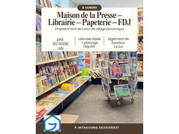 Vente Librairie Presse FDJ Papeterie + Logement 45