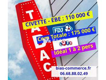 AV FDC civette clé en main tabac FDJ dept Eure