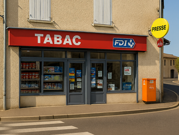 AV FDC tabac presse FDJ PMU centre village Isère