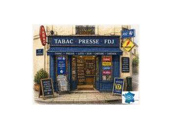 Vente tabac presse ville très réputée Sud Ardèche