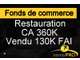 Fonds de commerce à vendre à Villeurbanne