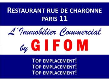 Top emplacement ! AV FDC restaurant 75011 Charonne