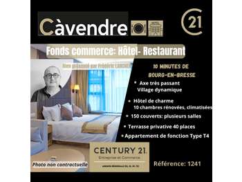 Vente hôtel-restaurant proche Bourg-en-Bresse