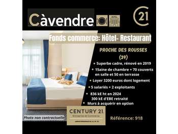 Cède hôtel restaurant de qualité dans le Haut Jura