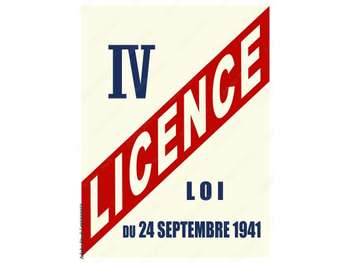 Vente licence IV sans fonds de commerce (974)