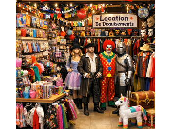 A vendre boutique articles de fête dans l'Ain