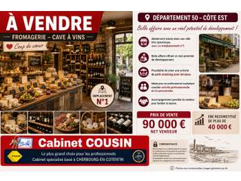 Vente fromagerie cave à vin Côte Est de la Manche