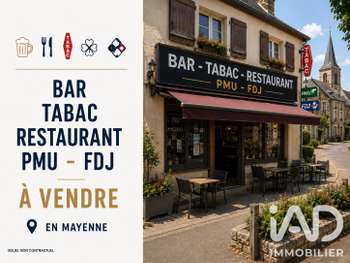 Vente bar tabac restaurant PMU FDJ prox Évron