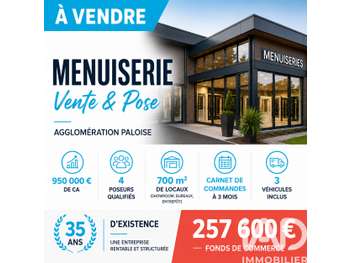 Vente FDC vente et pose de menuiseries à Gan