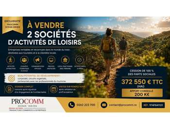 Vente société de loisirs à Saint Pierre la Réunion