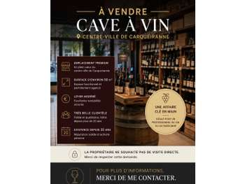 A vendre cave à vin au centre de Carqueiranne