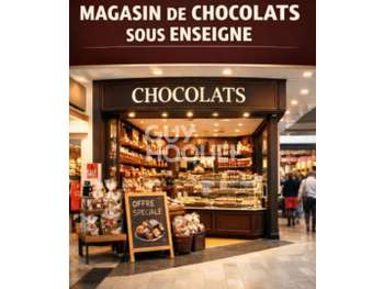 Magasin de chocolats sous enseigne Saint Raphaël