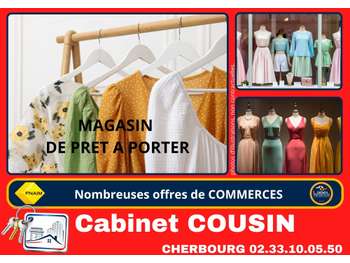 Vente beau magasin de vetement empl N°1 Valognes