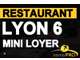 Vente magnifique restaurant à Lyon 69006