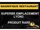 Vente magnifique restaurant Lyon 3 emplacement N°1