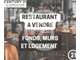 AV Murs et fonds de commerce restaurant à Valence