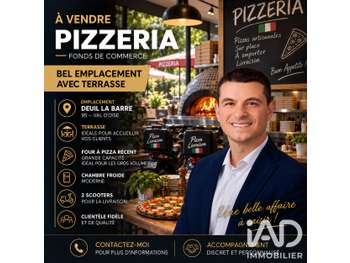 Vente pizzeria opérationnelle à Deuil-la-Barre