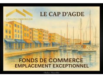 A vendre FDC restaurant au Cap d'Agde centre port