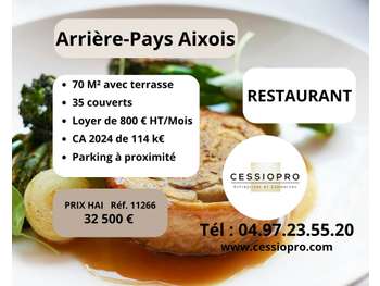 Baisse de prix ! ! restaurant arrière-pays aixois