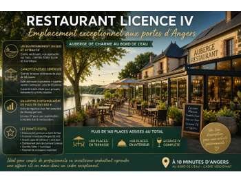AV restaurant licence IV empl exceptionnel Angers