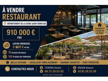 AV magnifique brasserie dans secteur recherché 93