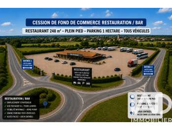 Vente restaurant bar sur axe passant à Ballée