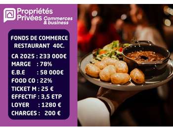 Restaurant traditionnel - hypercentre -