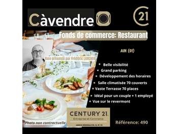 Vente restaurant sur axe routier dans l'Ain