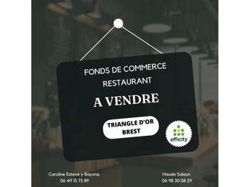 Vente restaurant en Triangle d'Or de Brest