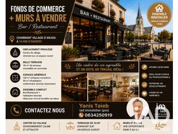 Vente restaurant bar PMU FDJ + murs à Briollay
