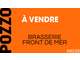 Vente restaurant face à la mer sur côte fleurie