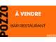 Vente restaurant face à la mer sur côte fleurie