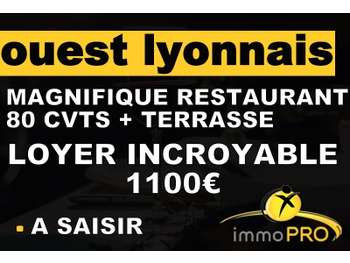 Vente charmant restaurant dans l'ouest lyonnais