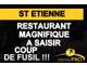 Vente restaurant belle notoriété à Saint Etienne