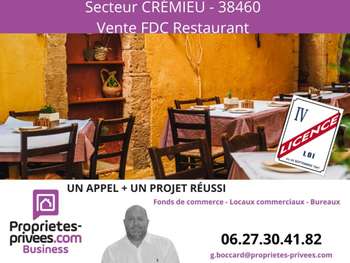 Vente  bar restaurant secteur Crémieu