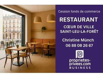 Vente restaurant à Saint Leu la Forêt centre