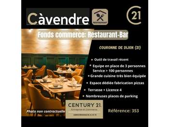 Vente FDC bar restaurant couronne de Dijon