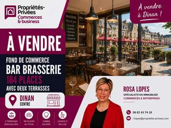 Cède bar brasserie en centre ville dynamique Dinan