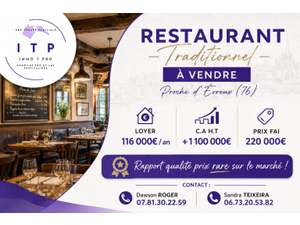 Vente  Restaurant &Eacute;vreux
