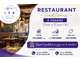 AV beau restaurant dans une grande ville de l'Eure