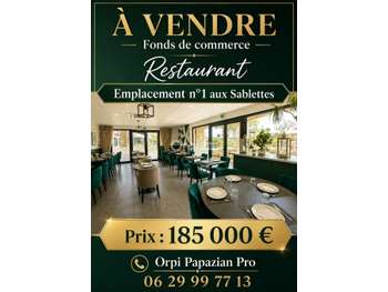 Restaurant à vendre empl N°1 à la Seyne-sur-Mer