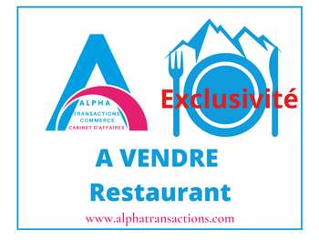Vente restaurant savoyard terrasse Les Menuires