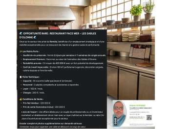 AV restaurant de charme secteur prisé du Remblai