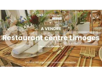 Vente restaurant 50 places à Limoges centre