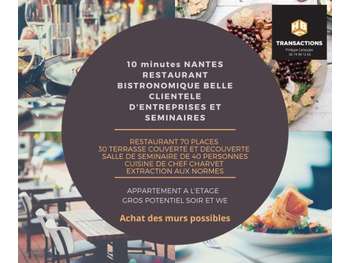 Vente murs et fonds restaurant à 10 mn de Nantes