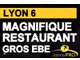 A vendre magnifique restaurant  69006